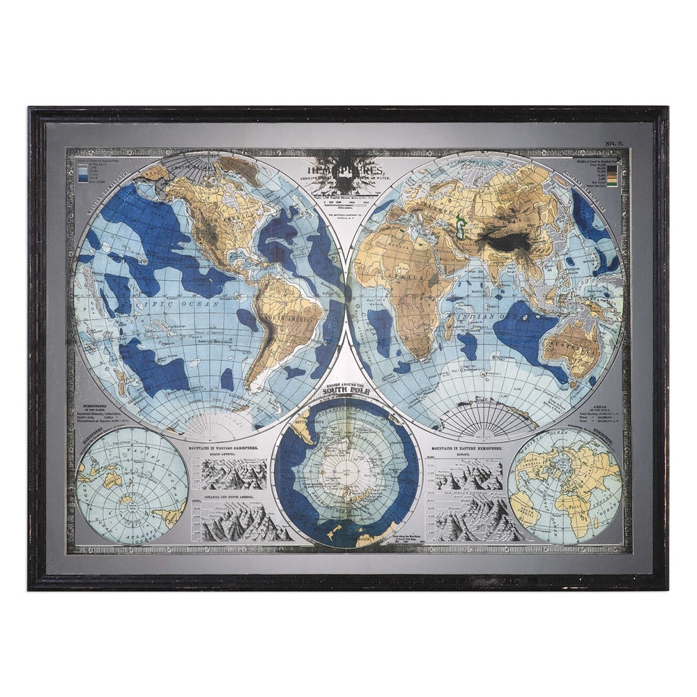 World Map Mirror